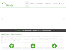 Tablet Screenshot of gruposerman.es